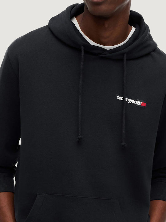 Tommy Hilfiger Sweatshirts Für Herren Schwarz Mit Kapuze Tommy Hilfiger Sweatshirts Für Herren Schwarz Mit Kapuze