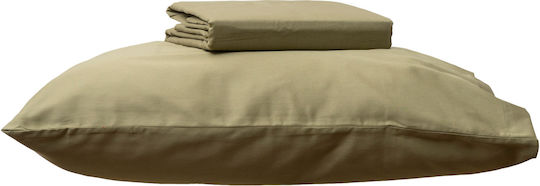 Anna Riska King Size Set 4 Pieces 280x275cm Khaki Green