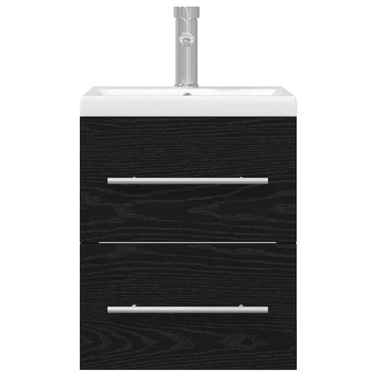 vidaXL Πάγκος χωρίς Νιπτήρα Μ41xΒ38.5xΥ48cm Μαύρη Οξυά