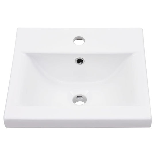 vidaXL Countertop with Sink L40xW38xH31cm White