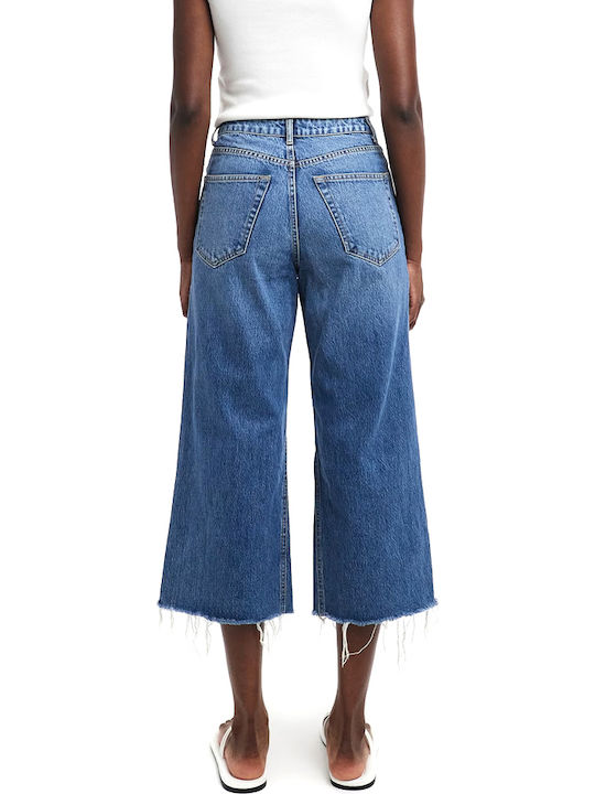 Topshop Hochgebirge Damen Jeans Hosen in Breit Bein Stil 31000988-MEDIUM-BLau-Denim Topshop Hochgebirge Damen Jeans Hosen in Breit Bein Stil 31000988-MEDIUM-BLau-Denim
