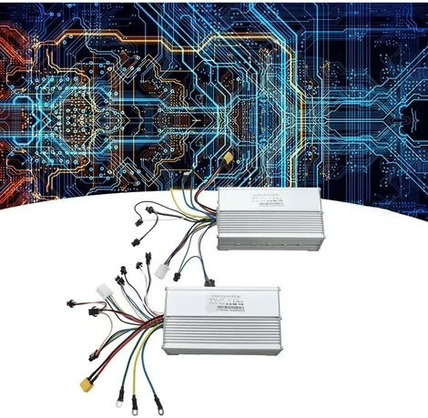 Kit Controller și Display J&p 48v 30a Pentru Trotinete Electrice cu 2 Motoare