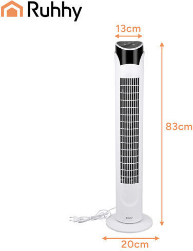 Ruhhy Ruhhy Turm Ventilator Weiß