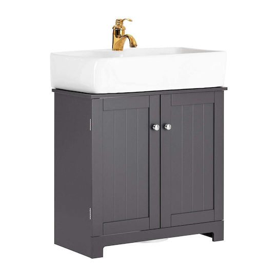 SoBuy Waschtisch ohne Waschbecken L60xB30xH60cm Grey