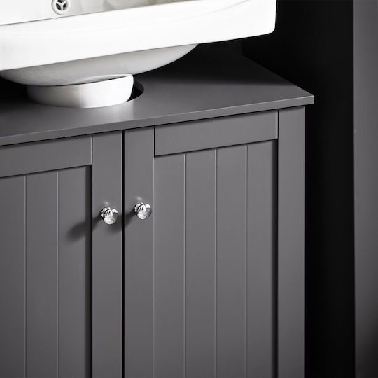 SoBuy Waschtisch ohne Waschbecken L60xB30xH60cm Grey