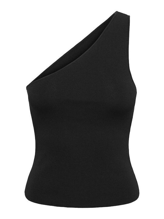 Γυναικεία Μπλούζα με έναν Ώμο Black