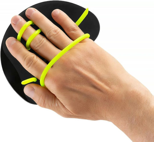 Aquaspeed Finger Swimming Hand Paddles Black