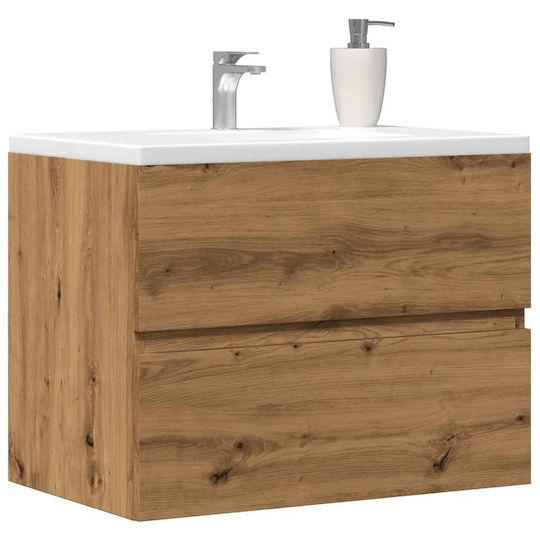 vidaXL Countertop without Sink L60xW38.5xH45cm Oaks