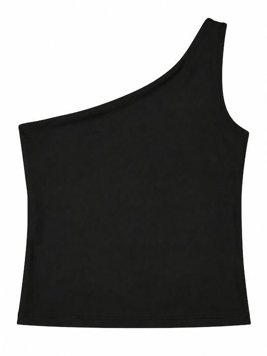Damen Crop Top Schwarz