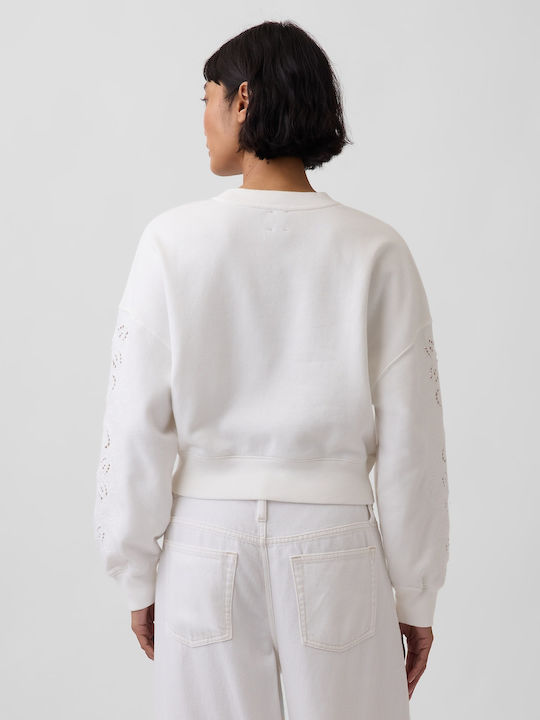Hanorac Lung De Damă Off White