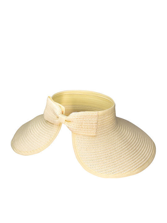 Brims and Trims Καπέλο Visor Εκρού