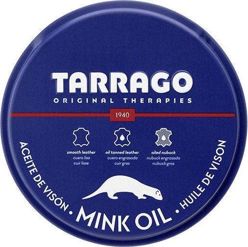 Tarrago Mink Oil 100 Ml Colorless Leather Protection Nourishing Fat Shade Tarrago 00 Neutral