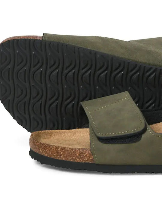Men's Sandals in Green Colour