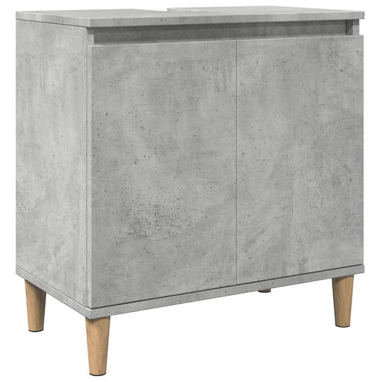 vidaXL Countertop without Sink L58xW33xH60cm Gray