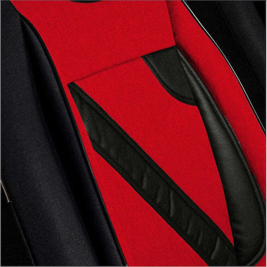 Set Universal Huse Scaune Auto Nero Roșii Personalizate Citroen