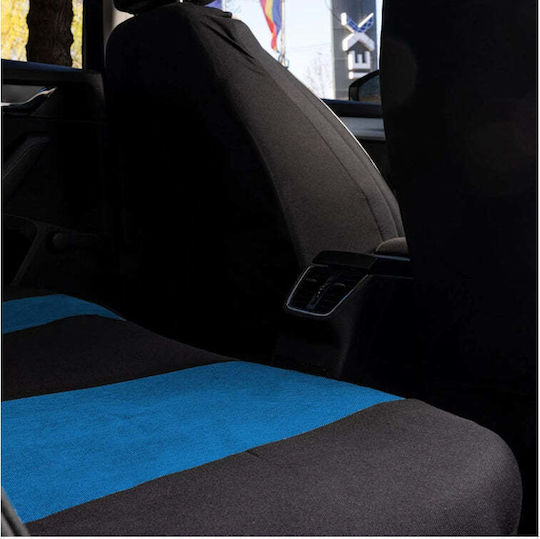 Set Universal Nero Blau Custom Autositzbezüge Citroen