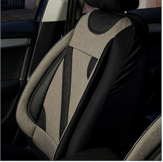 Set Universal Nero Beige Custom Seat Covers Kia