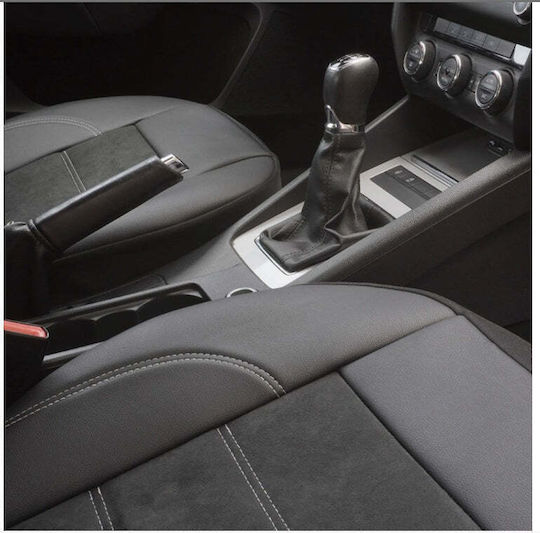 Set Custom Universal Seat Covers Made Eco Leather Alcantara Mitsubishi Black