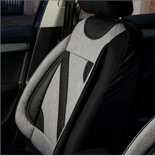 Set Universal Nero Grey Personalized Seat Covers Alfa Romeo