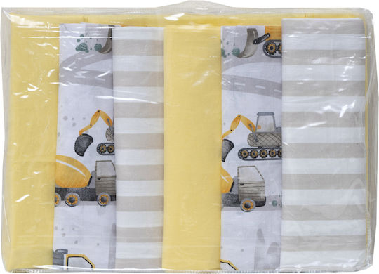 Viopros Set Lenjeri De Patut Bebe 80x100cm