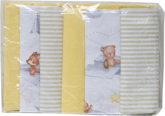 Viopros Set Lenjeri De Patut Bebe 80x100cm