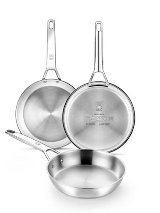 Bra Pan from Stainless Steel with Non-Stick Coating 28cm