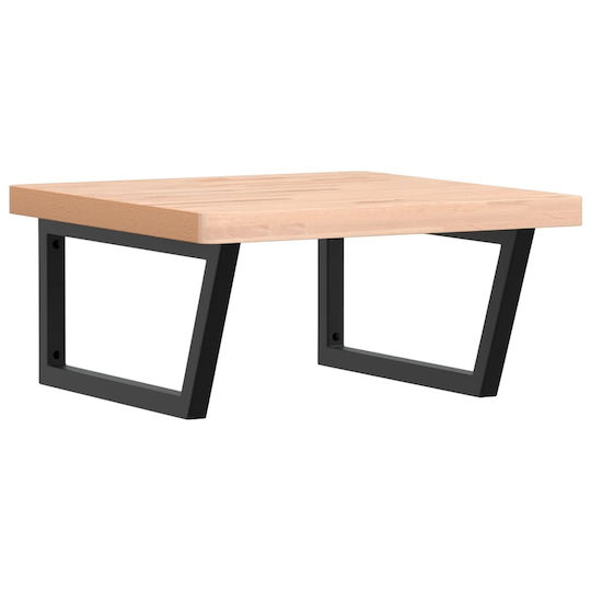 vidaXL Countertop without Sink L60xW60xH4cm Beech