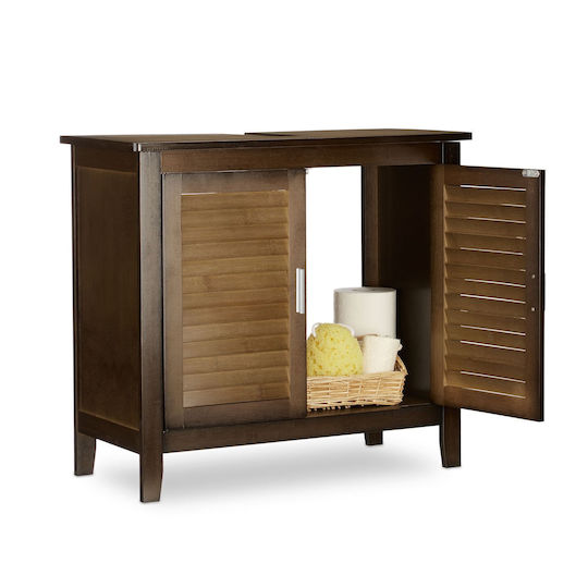 Relaxdays Badezimmer Waschtisch-Einheit Ohne Waschbecken M67xB30xH60cm Dunkelbraun Relaxdays Badezimmer Waschtisch-Einheit Ohne Waschbecken M67xB30xH60cm Dunkelbraun