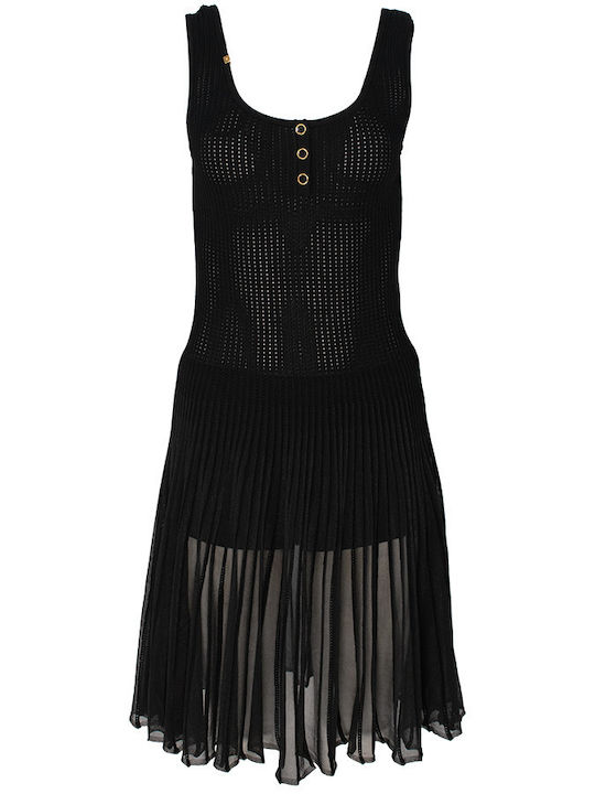 Summer Midi Evening Dress Black