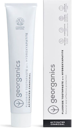 Georganics Οδοντόκρεμα με Ενεργό Άνθρακα για Τερηδόνα & Ευαίσθητα Δόντια 75ml