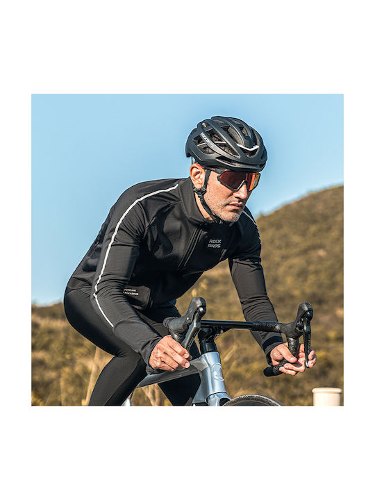 Rockbros Männer Lange Ärmel Fahrradtrikot Schwarz