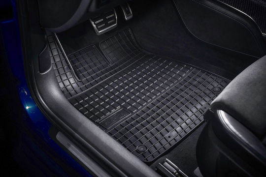 Rubber Car Mats Audi A2 Hatchback 2000-2005 Black Fitted