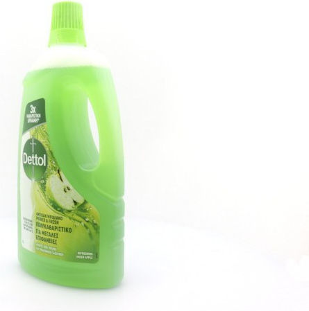 Dettol Power & Fresh Καθαριστικό Υγρό Πατώματος με Απολυμαντική Δράση Πράσινο Μήλο 1lt