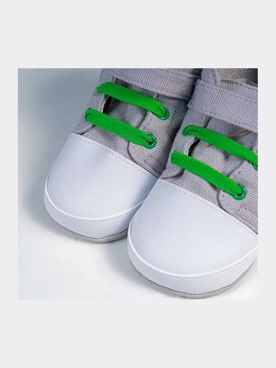 On Line Βρεφικά Sneakers Αγκαλιάς Γκρι