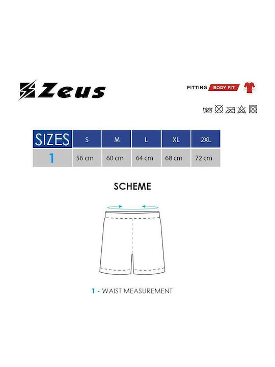 Zeus Bermuda Elastic Pro Ανδρικό Αθλητικό Κολάν Compression Κοντό