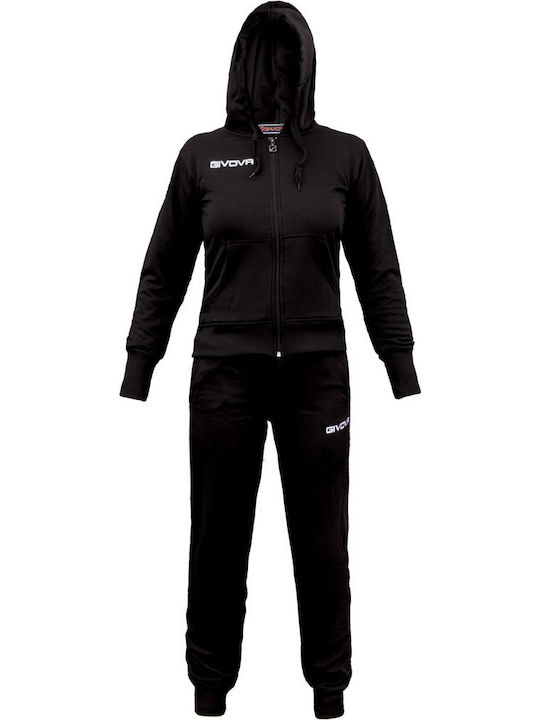 Tuta Lady Damen-Sweatpants-Set Schwarz