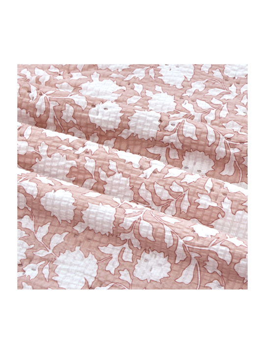 Liolios Home Coverlet Set Single Pink 160x240cm 2 Pieces