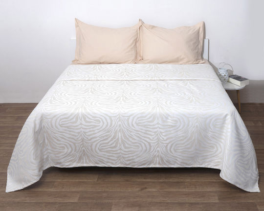 Viopros Pique Blanket Double 230x270cm Ecru