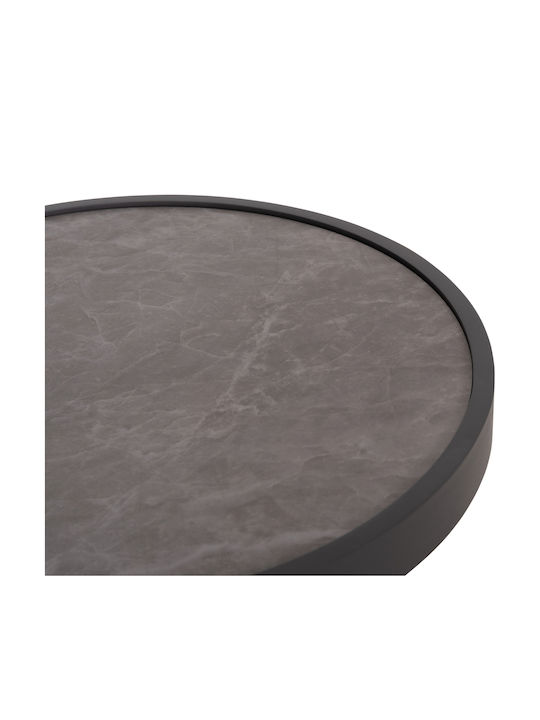 Auxiliary Garden Table for Small Outdoor Spaces Aluminum Anthracite 45x45x41cm