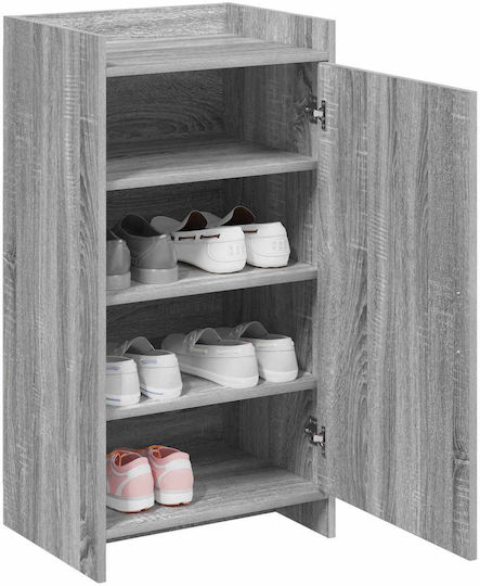 Schuhschrank aus Holz Grau B48xT36xH92cm