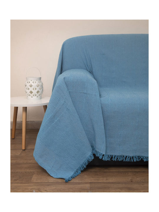 Viopros Throws Set 3 Pcs Turquoise