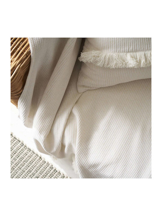 Gofis Home Odessa Ριχτάρι Πολυθρόνας 180x180εκ. Off White