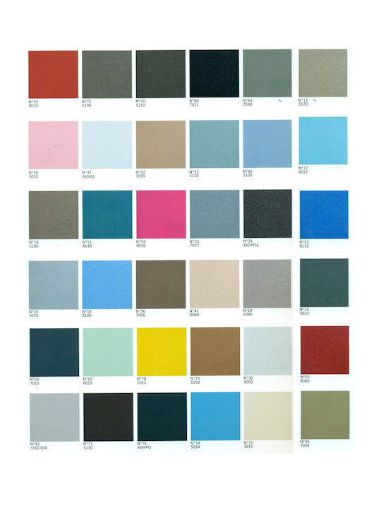 Metallisches Vorhangstangen Tapa Riga Φ25 Enis Oval Eisen Μο 300 cm Silber Pastell