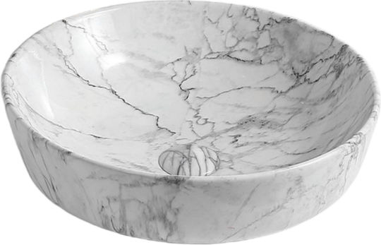 Gloria Solante-5 Επικαθήμενος Νιπτήρας Πορσελάνης 42x42x14cm Gloria Solante-5 Επικαθήμενος Νιπτήρας Πορσελάνης 42x42x14cm