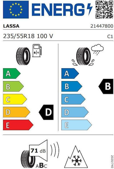 Lassa Competus 235/55R18 100V Χειμερινό Λάστιχο Αυτοκινήτου