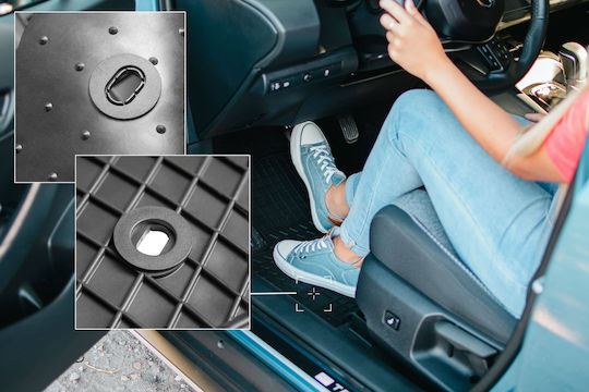 Covorașe Auto Cauciuc 3 Rânduri 7 Locuri Ford S-Max Mk2 Minivan Din 2011 Până În 2015