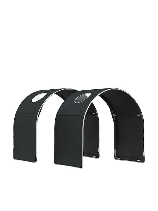 Kinderbett Hochbett Einzel mit Schreibtisch Schwarz