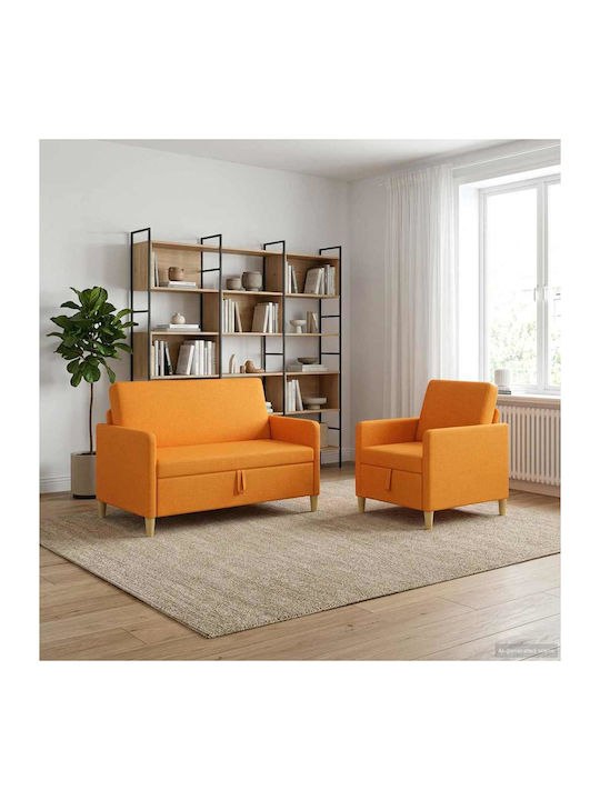vidaXL Wohnzimmermöbel-Set 2-Sitzer & Sessel