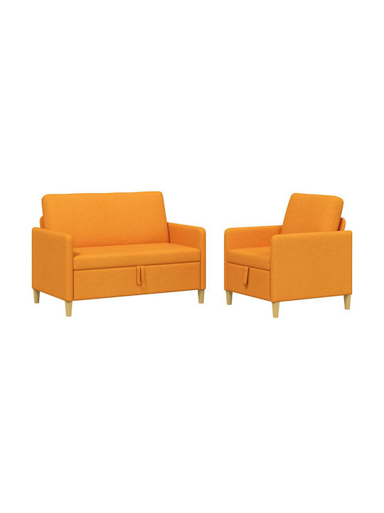 vidaXL Wohnzimmermöbel-Set 2-Sitzer & Sessel