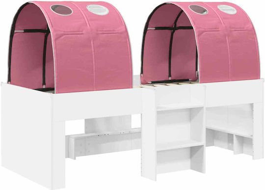 Kinderbett Hochbett Einzel Weiß